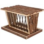 Heuraufe zum Aufstellen Art.-Nr.: 61805, Maße: 40 × 22 × 30 cm, für z. B.: Meerschweinchen, Kaninchen