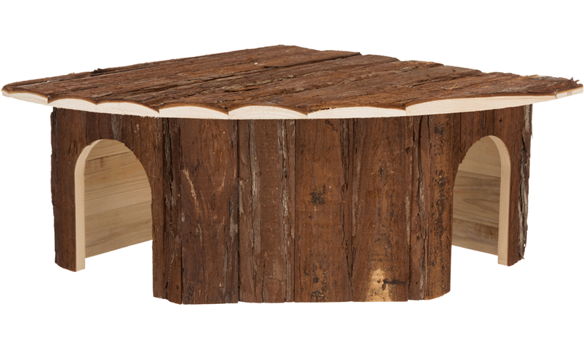 Eckhaus Jesper Art.-Nr.: 62044, Maße: 52 x 18 × 37/37 cm, für z. B. Kaninchen