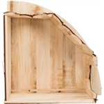 Eckhaus Jesper Art.-Nr.: 62044, Maße: 52 x 18 × 37/37 cm, für z. B. Kaninchen