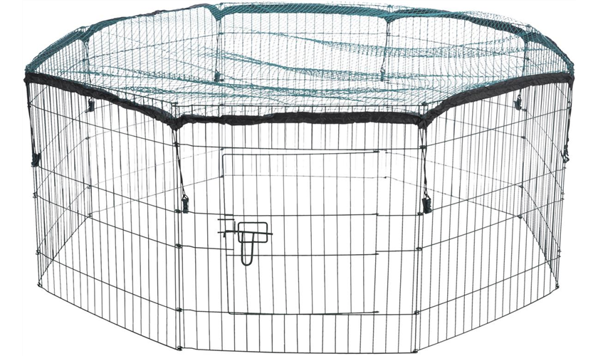 Freilaufgehege mit Schutznetz Art.-Nr.: 62411, Maße: ø 150 × 57 cm
