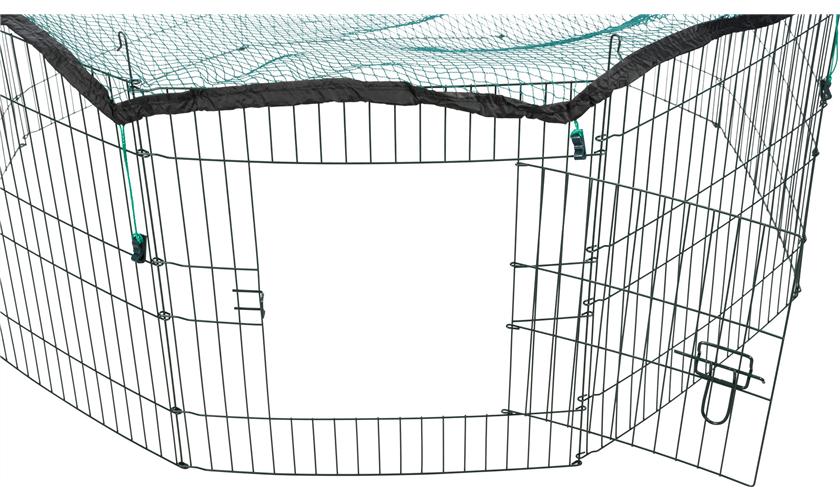 Freilaufgehege mit Schutznetz Art.-Nr.: 62411, Maße: ø 150 × 57 cm
