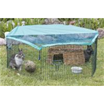 Jungtiergehege mit Schutznetz Art.-Nr.: 6242, Maße: ø 116 × 38 cm