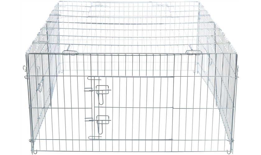 Freilaufgehege mit Abdeckung Art.-Nr.: 62451, Maße: 144 x 58 × 116 cm