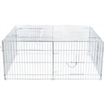 Freilaufgehege mit Abdeckung Art.-Nr.: 62451, Maße: 144 x 58 × 116 cm