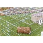 Freilaufgehege mit Abdeckung Art.-Nr.: 62451, Maße: 144 x 58 × 116 cm