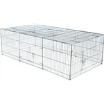 Freilaufgehege mit Abdeckung Art.-Nr.: 62451, Maße: 144 x 58 × 116 cm