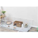 Indoor Freilaufgehege Art.-Nr.: 62460, Maße: 140 × 35 × 70 cm, für z. B.: Meerschweinchen, Kaninchen