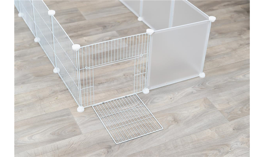 Indoor Freilaufgehege Art.-Nr.: 62460, Maße: 140 × 35 × 70 cm, für z. B.: Meerschweinchen, Kaninchen