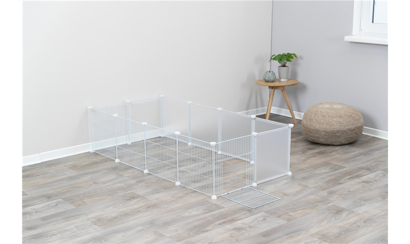 Indoor Freilaufgehege Art.-Nr.: 62460, Maße: 140 × 35 × 70 cm, für z. B.: Meerschweinchen, Kaninchen