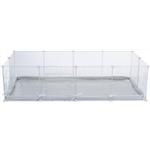 Indoor Freilaufgehege Art.-Nr.: 62460, Maße: 140 × 35 × 70 cm, für z. B.: Meerschweinchen, Kaninchen