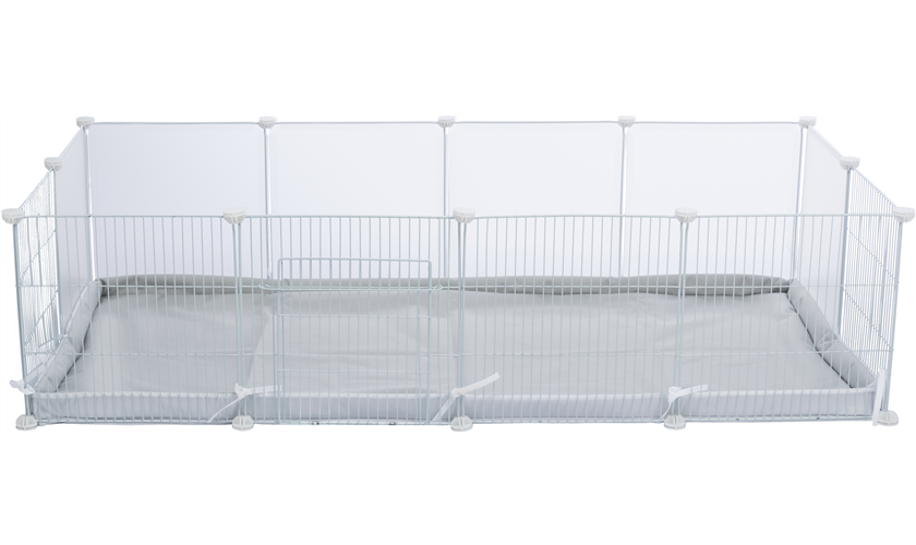 Indoor Freilaufgehege Art.-Nr.: 62460, Maße: 140 × 35 × 70 cm, für z. B.: Meerschweinchen, Kaninchen