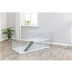 Indoor Freilaufgehege Art.-Nr.: 62460, Maße: 140 × 35 × 70 cm, für z. B.: Meerschweinchen, Kaninchen