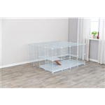 Indoor Freilaufgehege Art.-Nr.: 62460, Maße: 140 × 35 × 70 cm, für z. B.: Meerschweinchen, Kaninchen