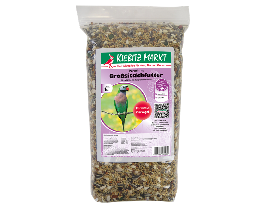 Kiebitzmarkt Premium Großsittichfutter 1 kg