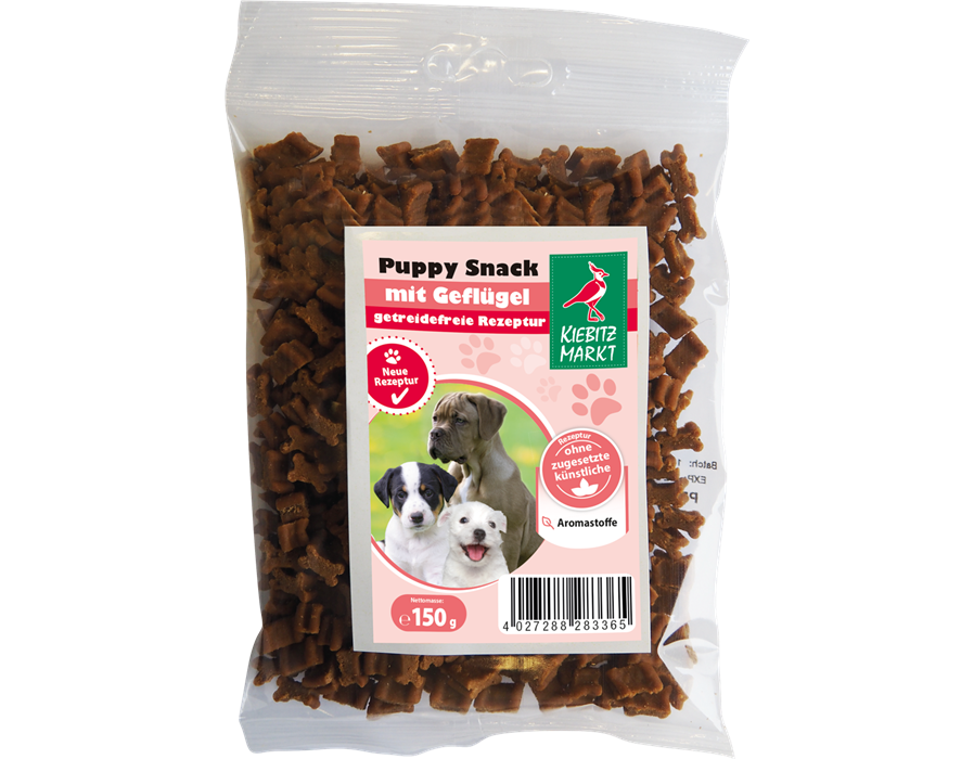 Kiebitzmarkt Puppy Snack Geflügel 150 g