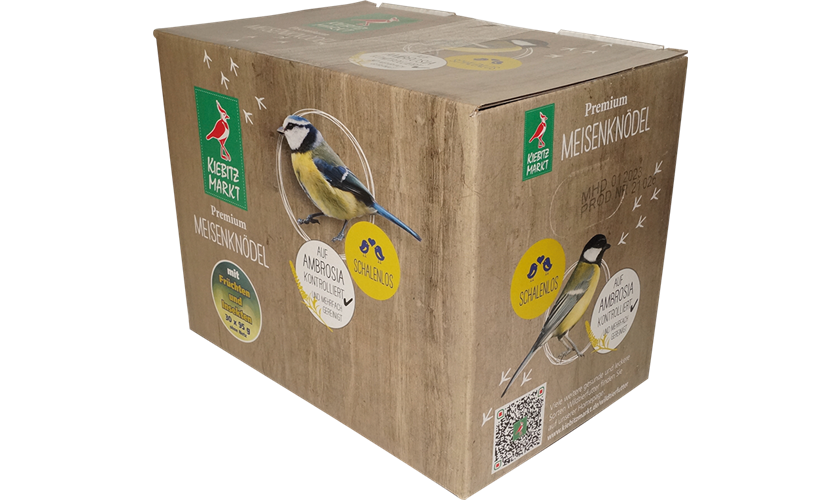 Kiebitzmarkt Meisenknödel schalenlos Frucht+Insekt ohne Netz 30 x 95 g