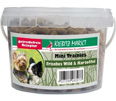 Kiebitzmarkt Mini Trainies Frisches Wild & Kartoffel getreidefrei