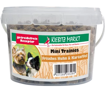 Kiebitzmarkt Mini Trainies Frisches Huhn & Kartoffel getreidefrei - Kopie