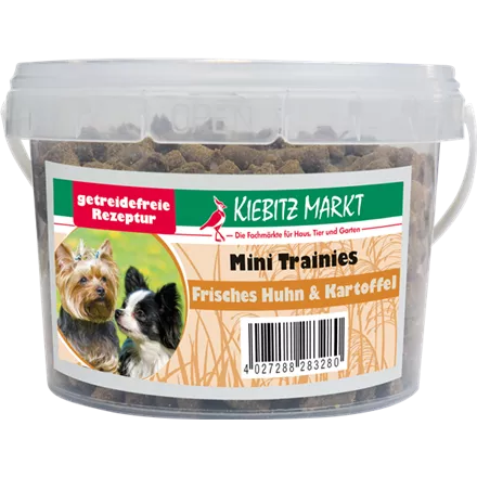 Kiebitzmarkt Mini Trainies Frisches Huhn & Kartoffel getreidefrei - Kopie