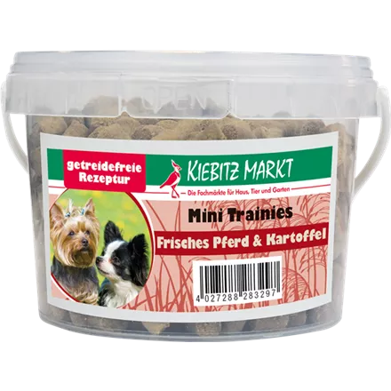Kiebitzmarkt Mini Trainies Frisches Pferd & Kartoffel getreidefrei - Kopie