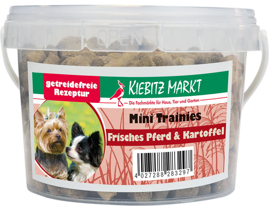 Kiebitzmarkt Mini Trainies Frisches Pferd & Kartoffel getreidefrei - Kopie 300 g