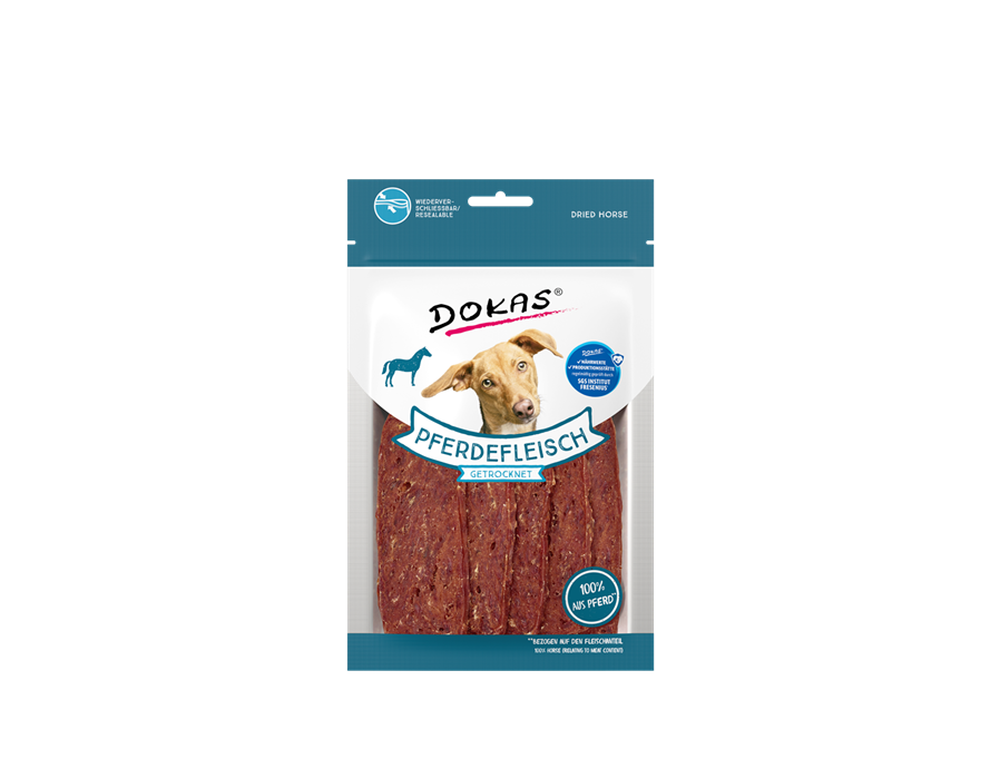Dokas Dog Snack Pferdefleisch getrocknet 60 g 60 g