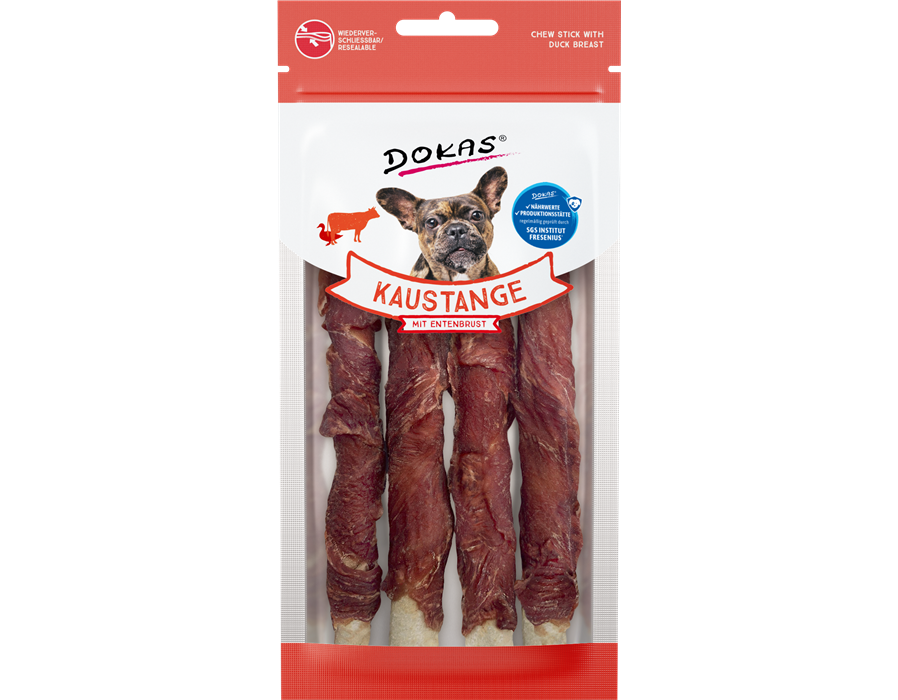 Dokas Dog Snack Kaustange mit Entenbrust 50g 50 g