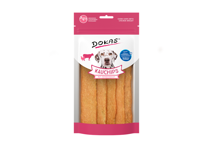 Dokas Dog Snack Kauchips mit Hühnerbrust 175 g 175 g