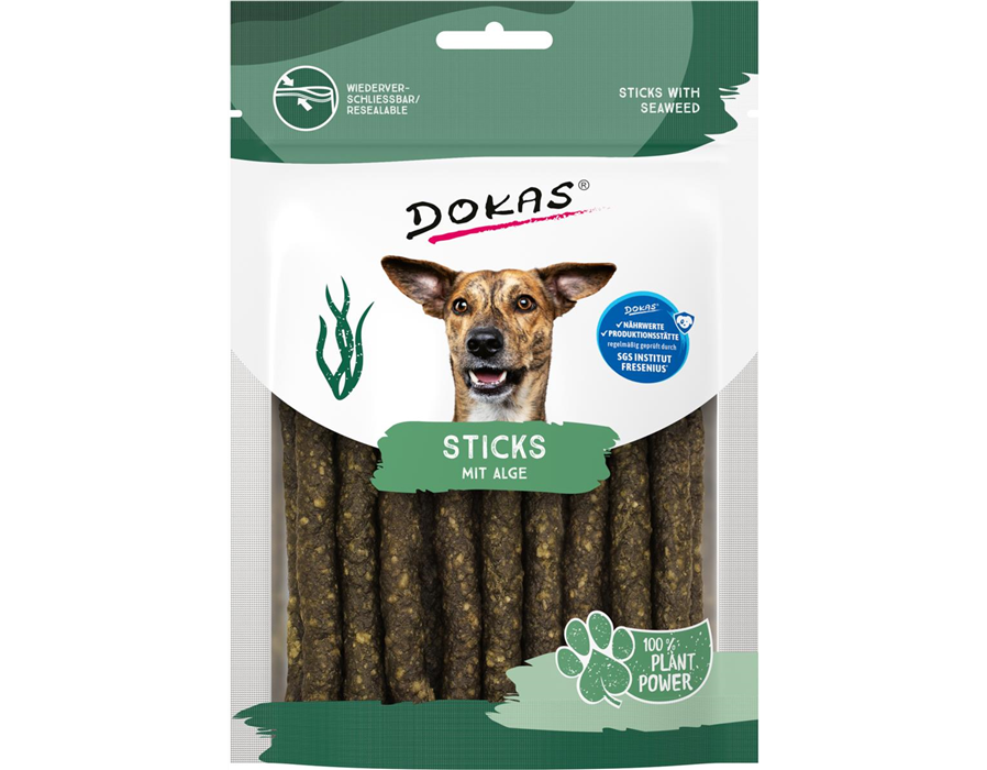 Dokas Dog Snack Sticks mit Alge 105g 105 g