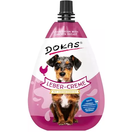 Dokas Dog Snack Leber-Creme mit Hühnerbrust 85 g