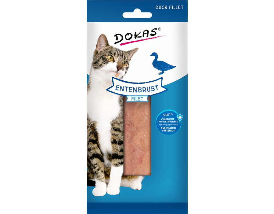 Dokas Cat Snack Entenbrust Filet 22g 22 g