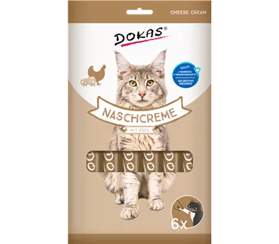 Dokas Cat Snack Nasch-Creme mit Käse 90 g