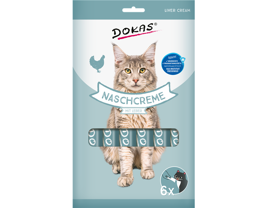 Dokas Cat Snack Nasch-Creme mit Leber 90 g 90 g