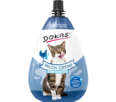 Dokas Cat Snack Milch-Creme mit Hühnerbrust 80 g