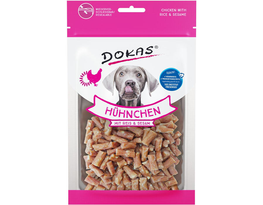 Dokas Dog Snack Hühnchen mit Reis und Sesam 70 g 70 g