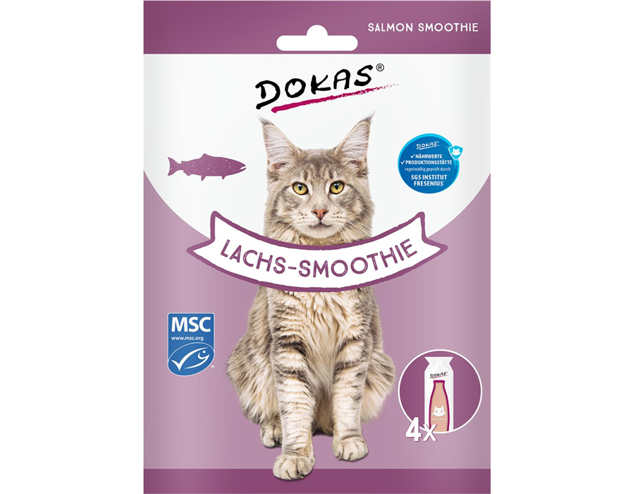 Dokas Cat Snack Lachs-Smoothie 4x30ml 4x30ml