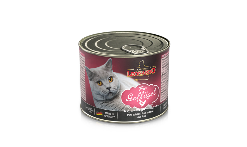 Bewital Cat LEONARDO Wet Adult Geflügel Pur 200 g