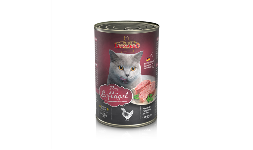 Bewital Cat LEONARDO Wet Adult Geflügel Pur 200 g