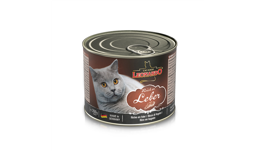 Bewital Cat LEONARDO Wet Adult Reich an Leber 200 g