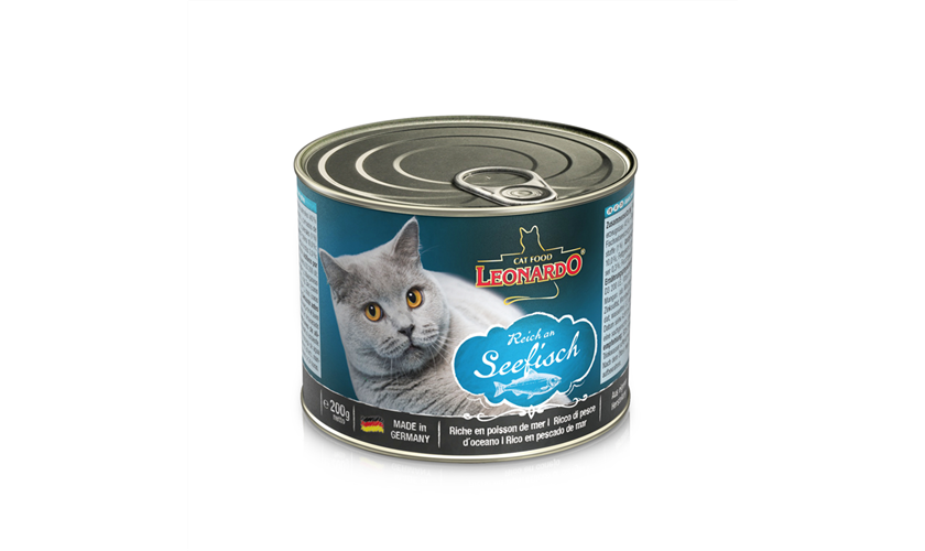 Bewital Cat LEONARDO Wet Adult Reich an Seefisch 200 g
