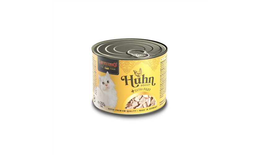Bewital Cat Dose LEONARDO Huhn + extra Filet 200 g