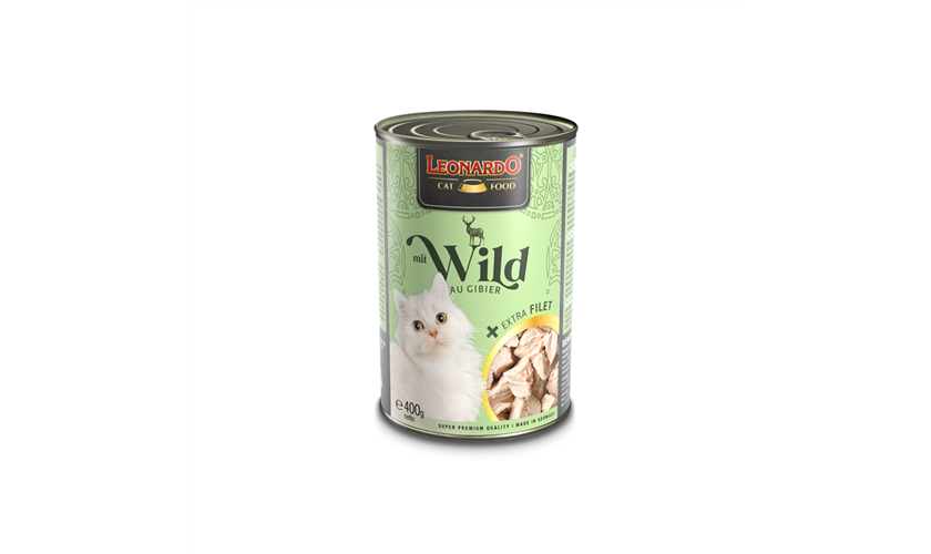 Bewital Cat Dose LEONARDO Wild + extra Filet 200 g