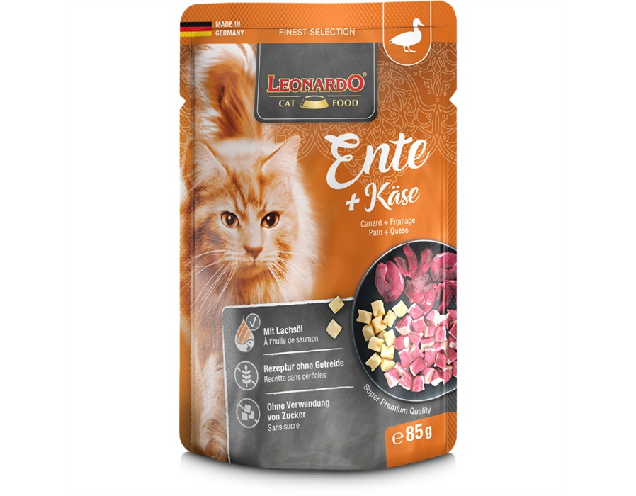 Bewital Cat Leonardo PB Adult Ente + Käse 85 g 85 g