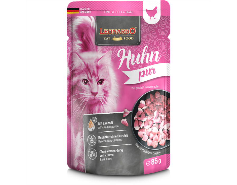 Bewital Cat Leonardo PB Adult Huhn Pur 85 g 85 g