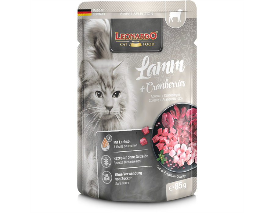 Bewital Cat Leonardo PB Adult Lamm + Cranberries 85 g 85 g