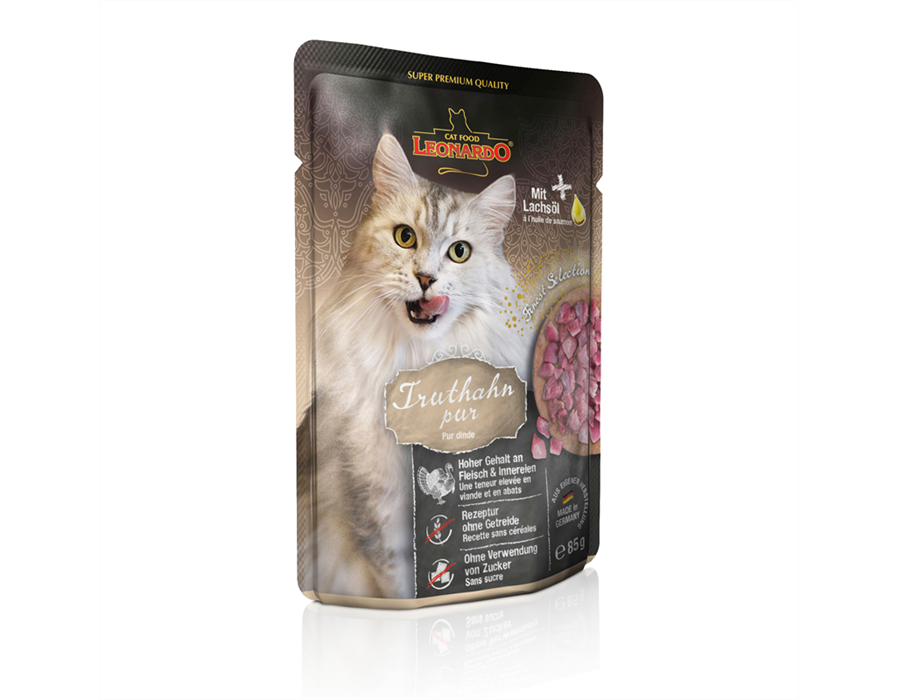 Bewital Cat Leonardo PB Truthahn Pur 85 g 85 g