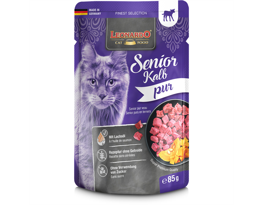 Bewital Cat Leonardo PB Senior Kalb pur 85 g 85 g