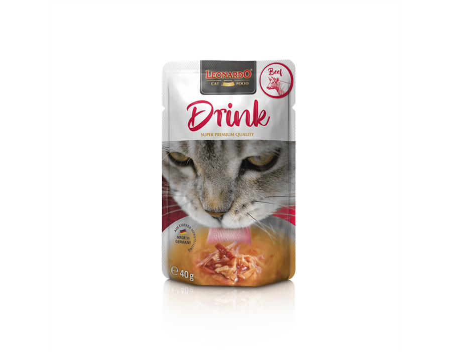 Bewital Cat Leonardo Drink Beef 40 g 40 g