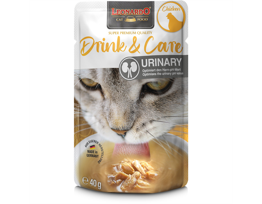 Bewital Cat Leonardo Drink & Care Urinary Chicken 40g 40 g