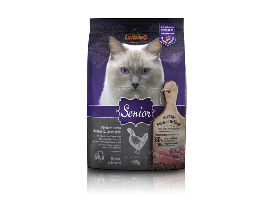 Bewital Cat Leonardo Dry Adult Senior 400 g 400 g